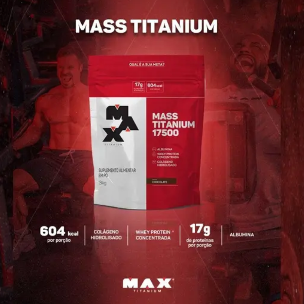MASS TITANIUM 17500 MAX TITANIUM CHOCOLATE 1,4KG