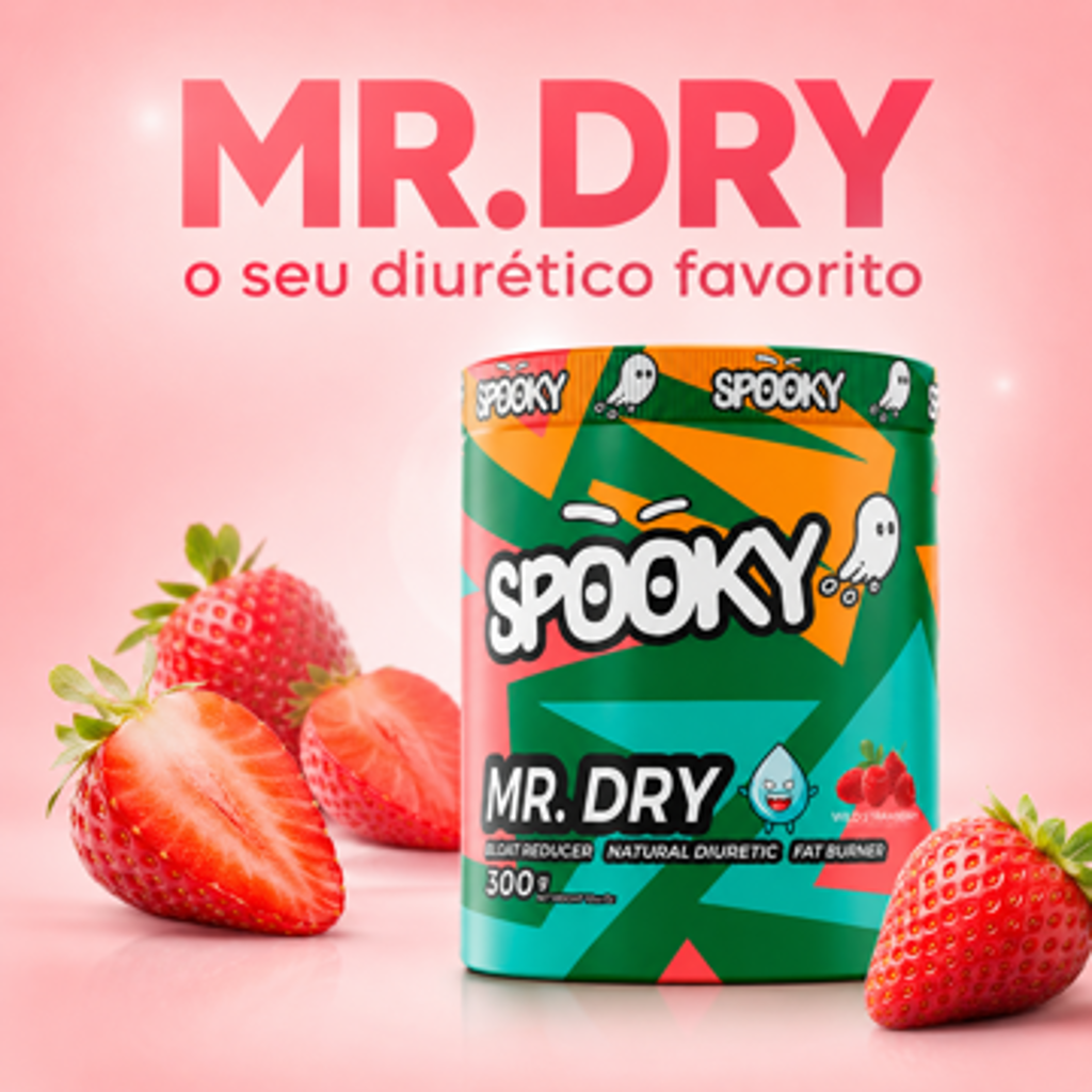 SPOOKY MR DRY FRUTAS VERMELHAS 300G