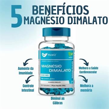 MAGNÉSIO DIMALATO MUWIZ 60CAPS