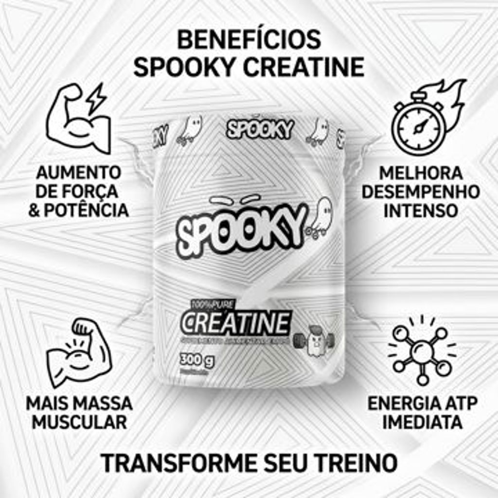 CREATINA SPOOKY 100% PURA 300 GRAMAS