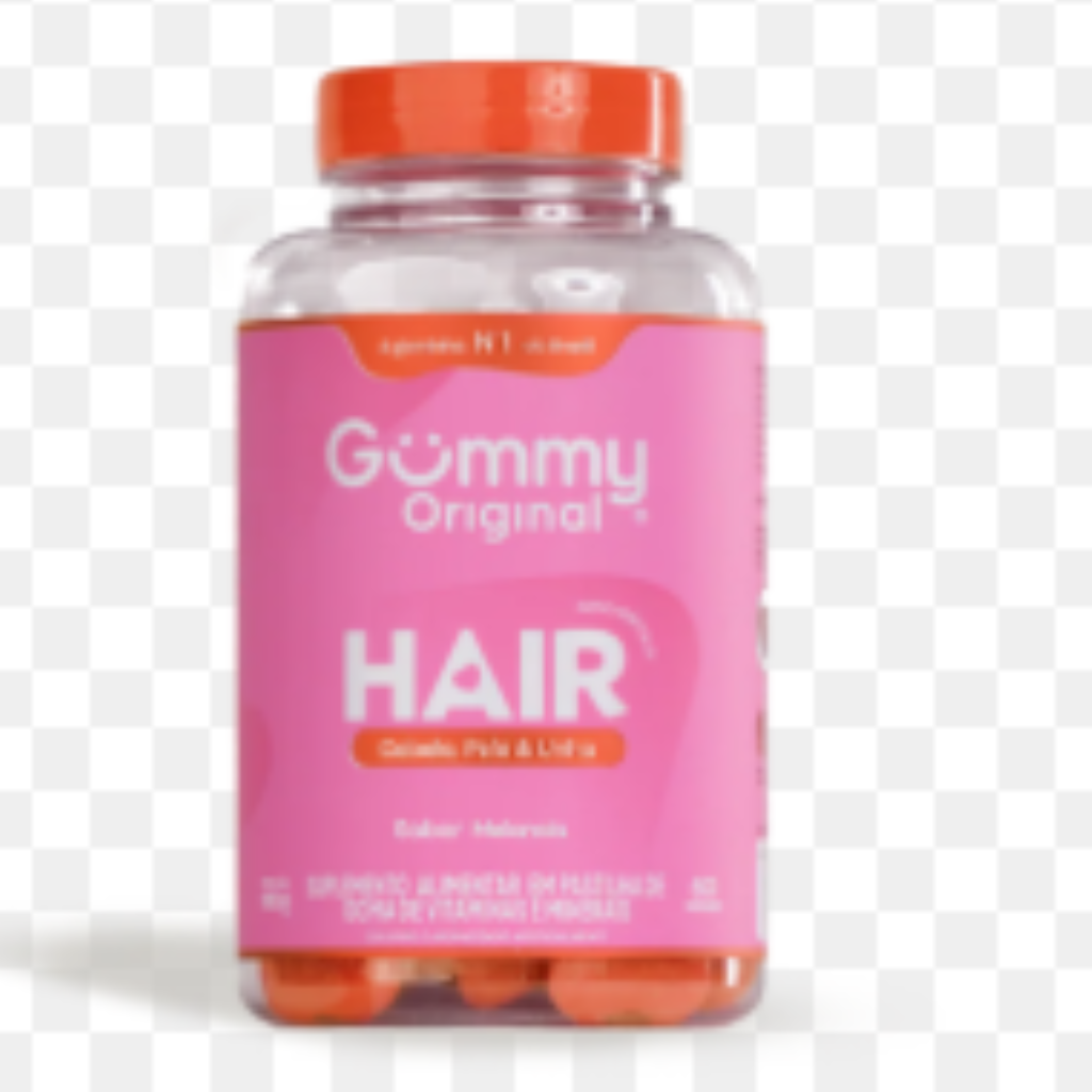 GUMMY HAIR TUTTI-FRUTTI 60 GOMAS