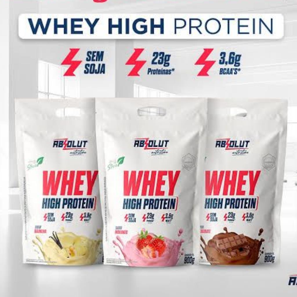 WHEY HIGH PROTEIN  BAUNILHA 900G