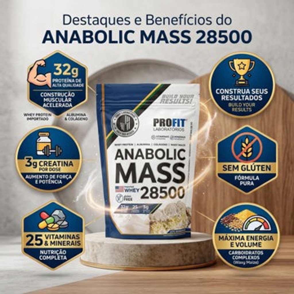 ANABOLIC MASS 28500 LEITE NIÑO 3KG