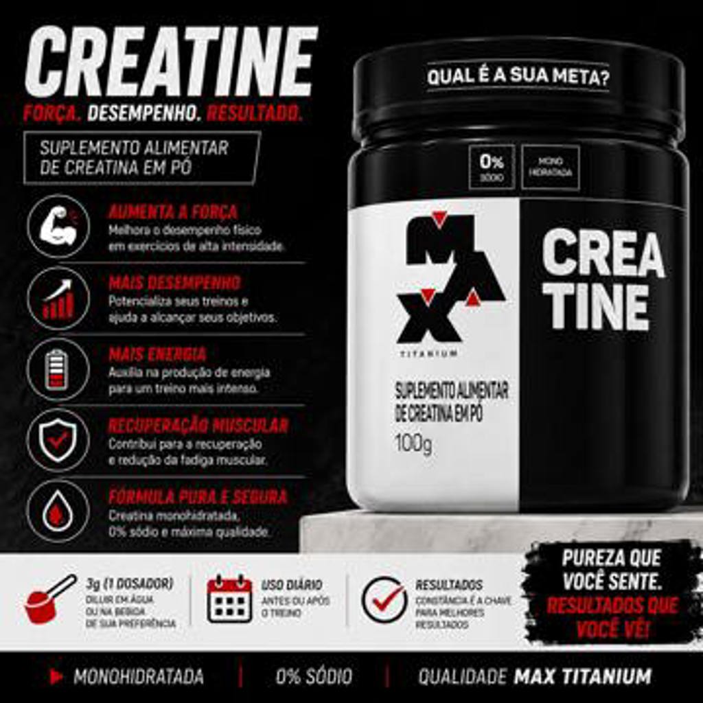 CREATINA MAX 100 GRAMAS