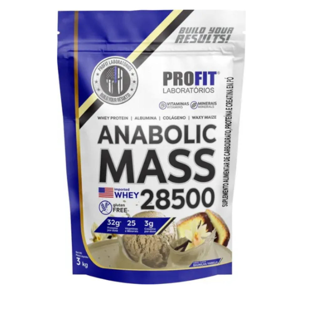 ANABOLIC MASS 28500 PROFIT BAUNILHA 3KG