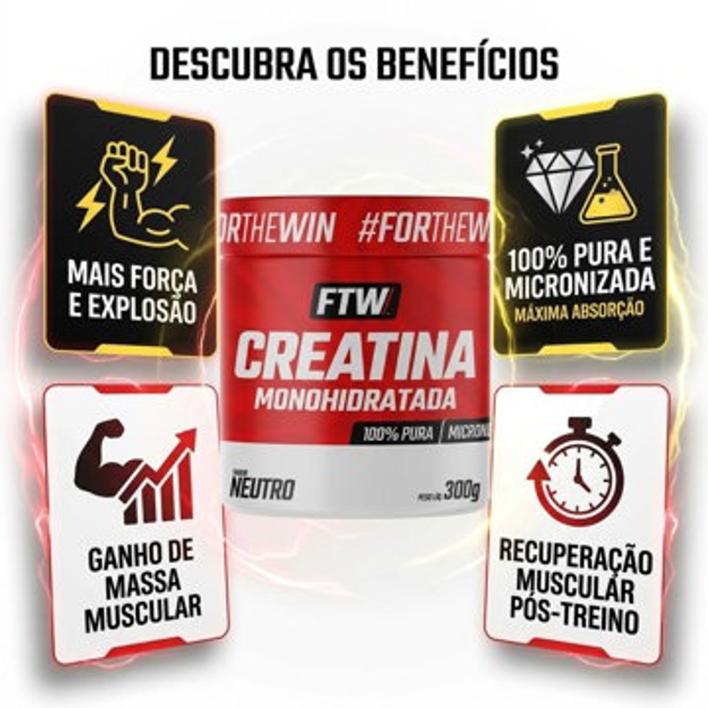 CREATINA FTW PURA 300 GRAMAS