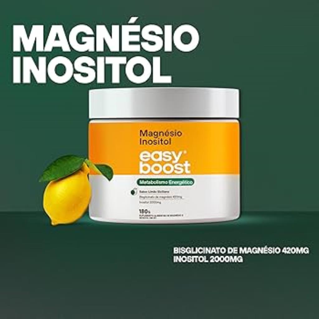 MAGNESIO INOSITOL 180G LIMÃO SICILIANO EASY BOOST