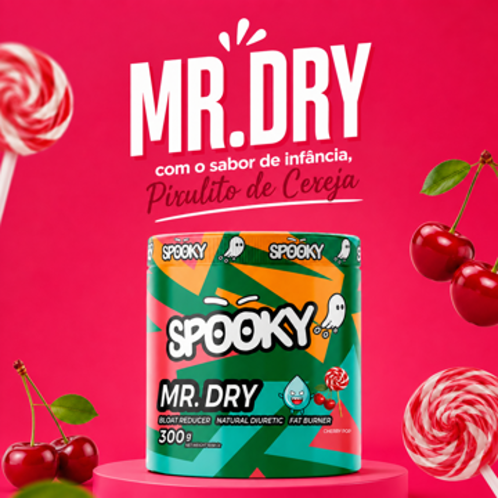 MR DRY SPOOKY PIRULITO DE CEREJA 300 GRAMAS