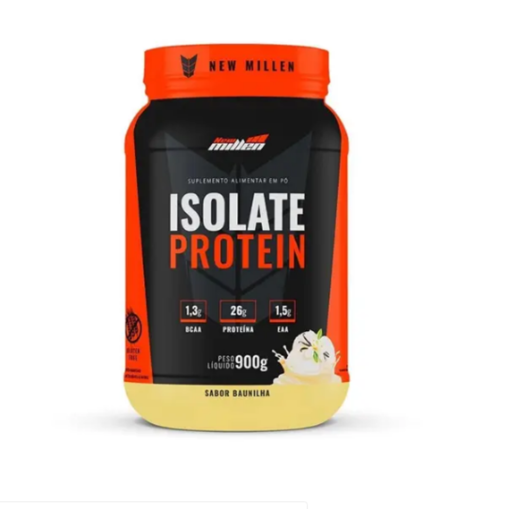 ISOLATE PROTEIN NEW MILLEN BAUNILHA 900G