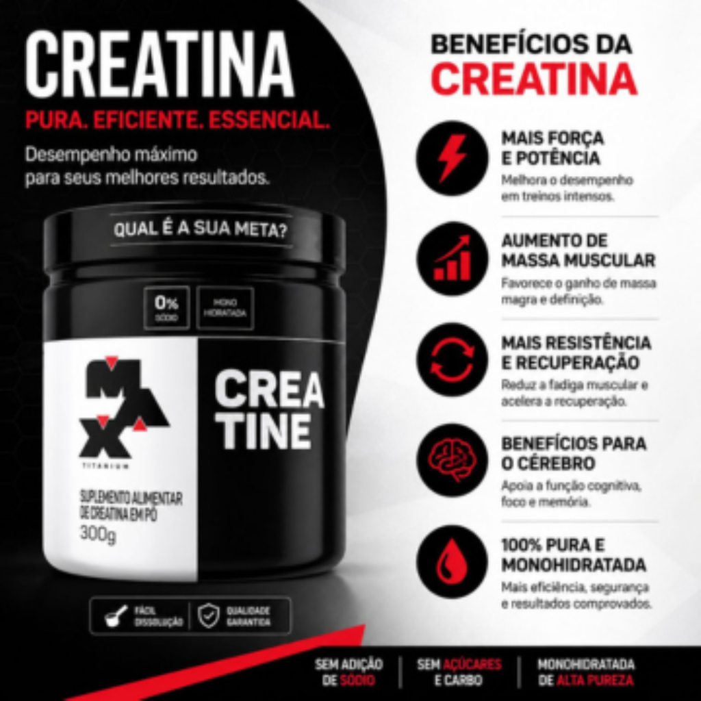 CREATINA MAX 300G
