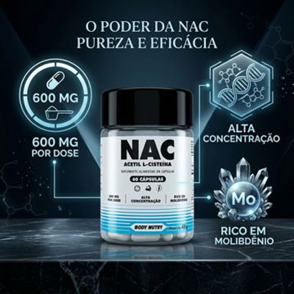 NAC BODYNUTRI 60 CAPSULAS