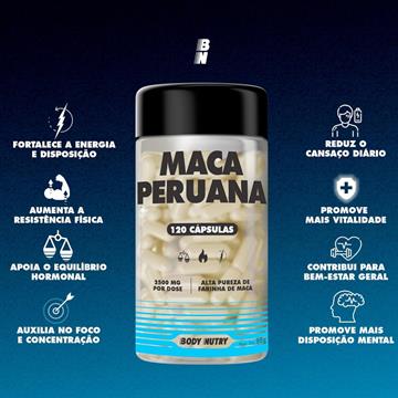 MACA PERUANA 120CAPS BODY NUTRY