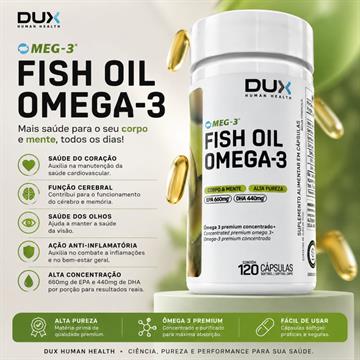 FISH OIL OMEGA 3 DUX 120CAPS