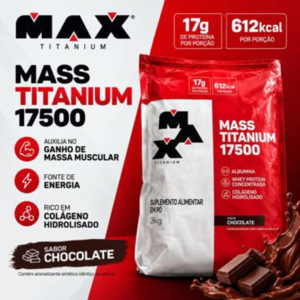 MASS TITANIUM 17500 CHOCOLATE MAX 3KG