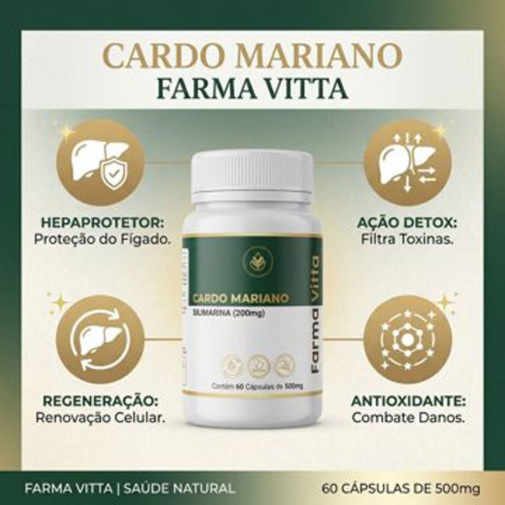 SILIMARINA CARDO MARIANO  60 CAPS