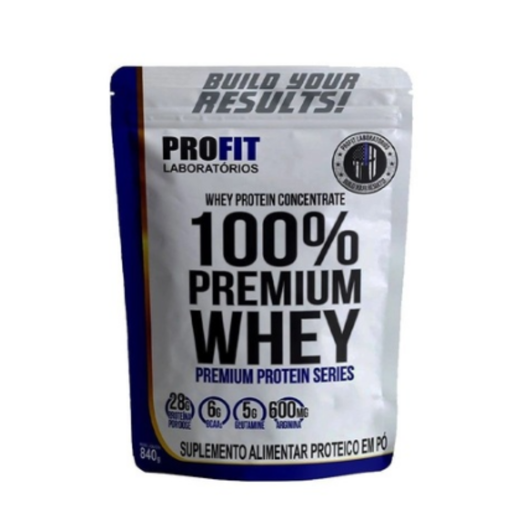100% PREMIUM WHEY PROFIT CHOCOLATE AO LEITE 840G