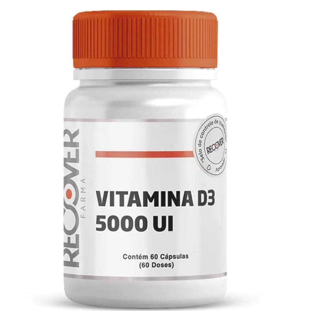 VITAMINA D3 5000UI RECOVER FARMA 60 CAPS