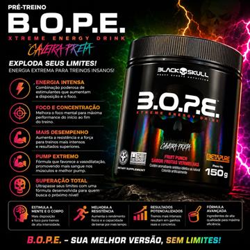 BOPE BLACK SKULL FRUIT PUNCH 150 GRAMAS