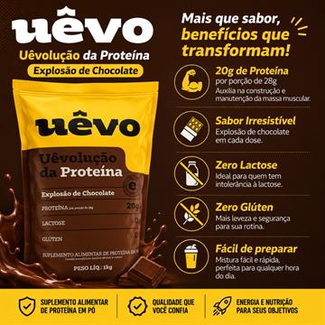 UEVO PROTEINA DO OVO REFIL 1KG