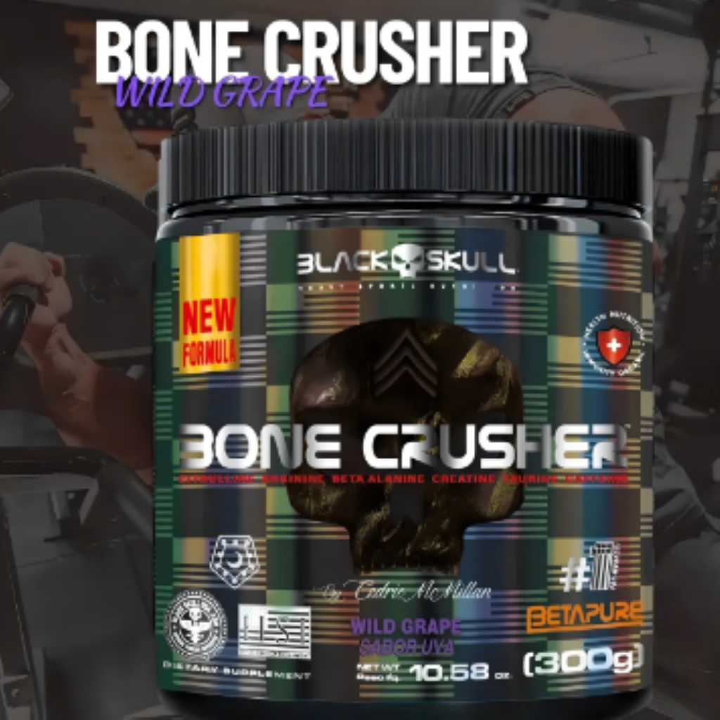 BONE CRUSHER  BLACK SKULL WILD GRAPE 150G