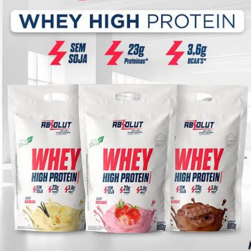 WHEY HIGH PROTEIN CHOCOLATE 900G ABSOLUT