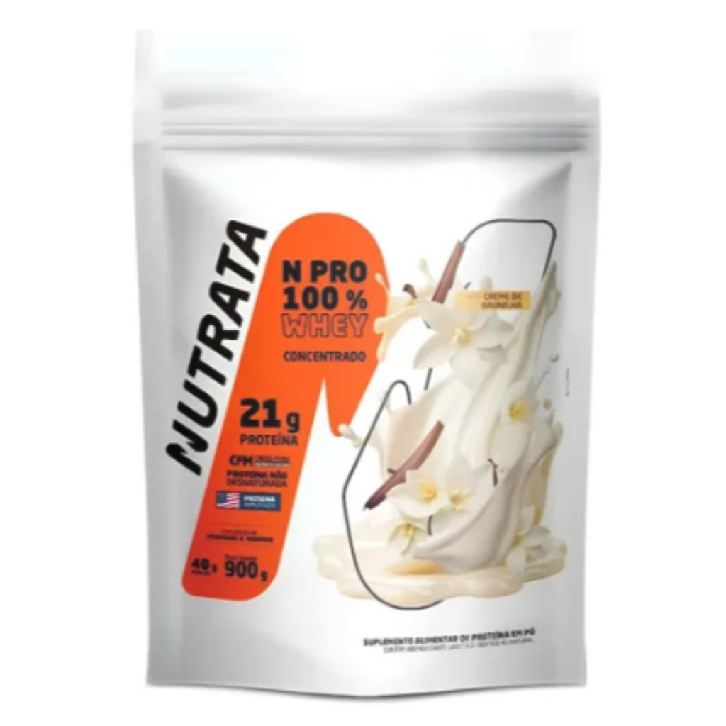 N PRO100 NUTRATA CREME DE BAUNILHA REFIL 900G