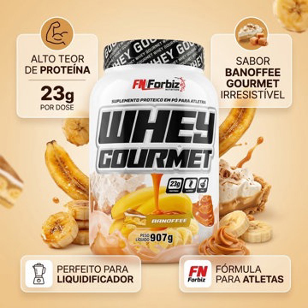 WHEY GOURMET FN FORBIS BANOFFE POTE 907G