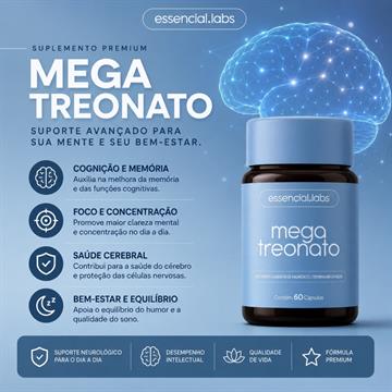 MEGA TREONATO ESSENCIAL LABS 60 CAPSULAS