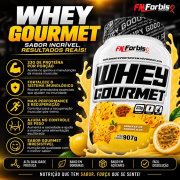 WHEY GOURMET FN FORBIS MOUSSE DE MARACUJA 907G