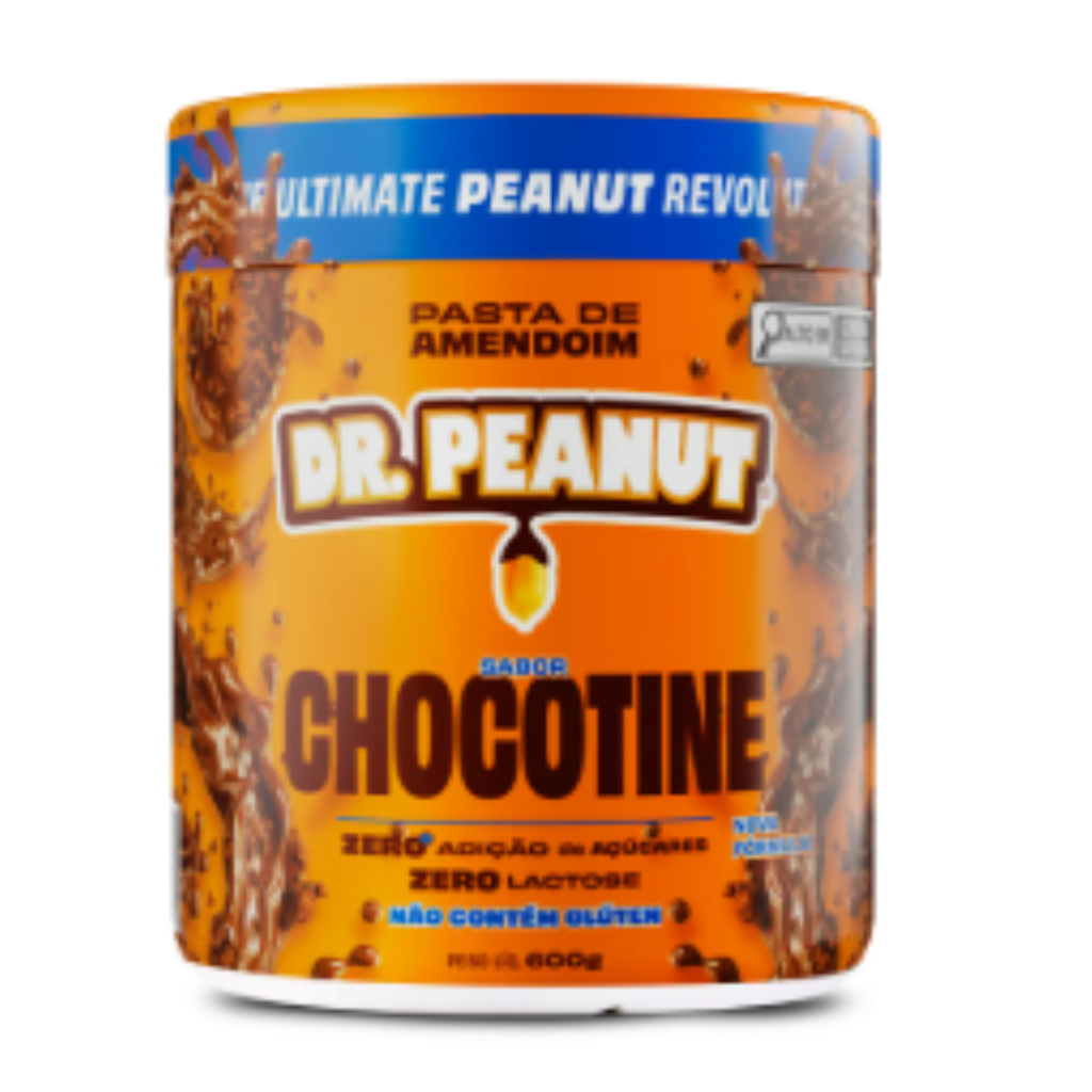 PASTA DE AMENDOIM DR PEANUT CHOCOTINE 600G