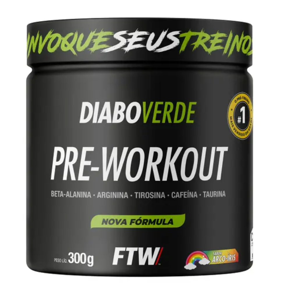 PREWORKOUT DIABO VERDE ARCO IRIS 150G