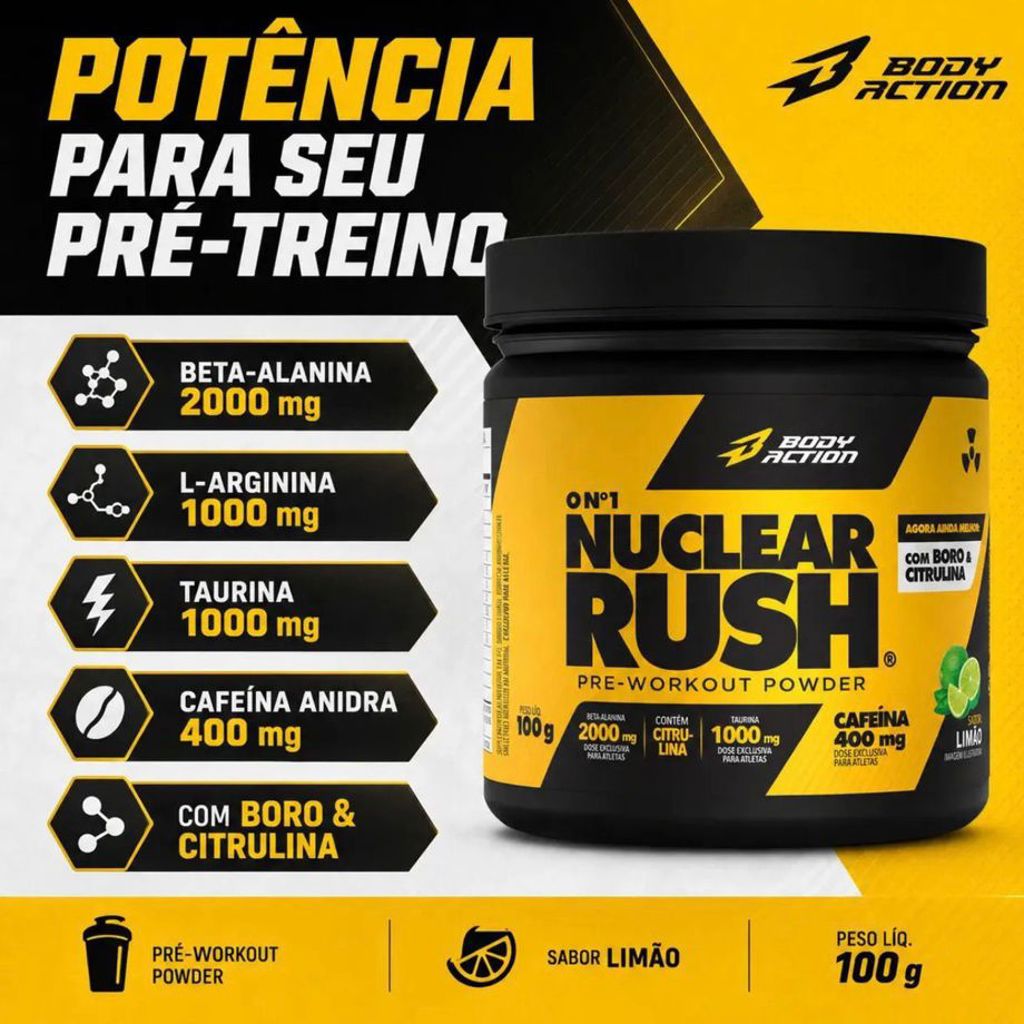NUCLEAR RUSH BODYCTION LIMAO 100G