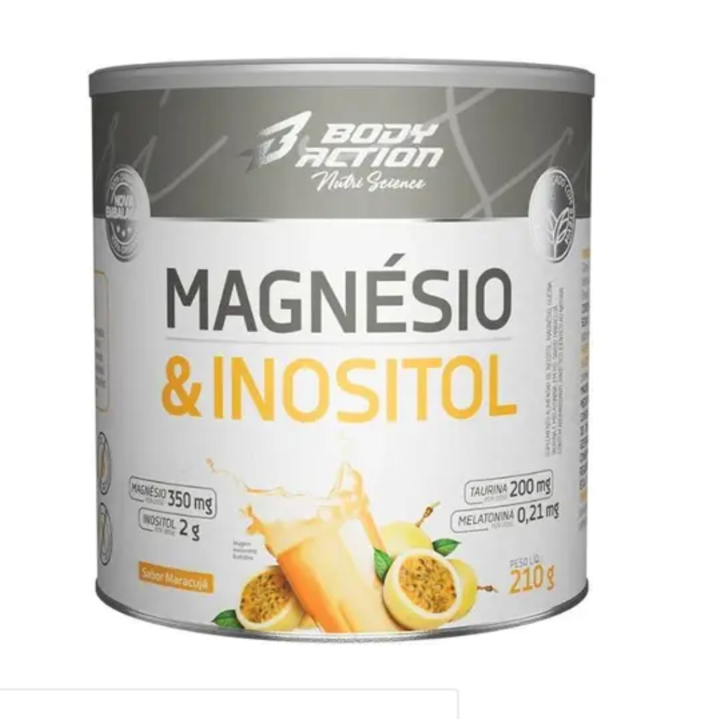 MAGNESIO & INUSITOL BODYACTION FRUTAS VERMELHAS 210G