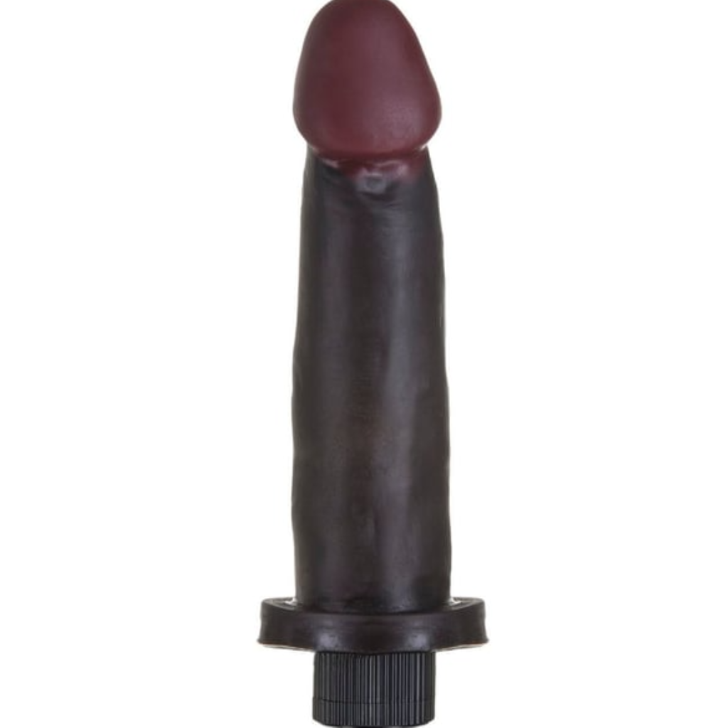 PRÓTESE HOT BLACK 18X4,5CM (HP240HBI) COM VIBRO - HOTFLOWERS