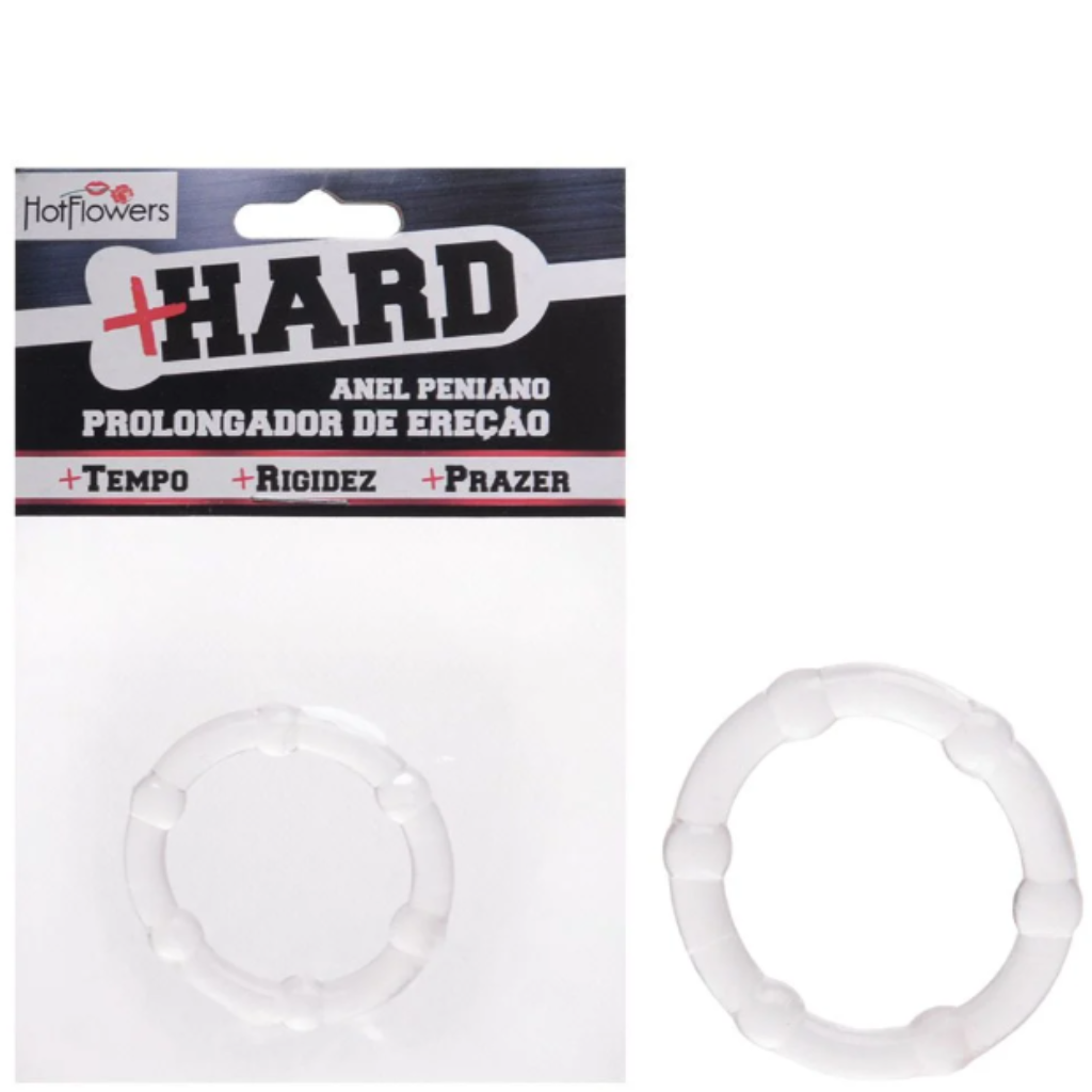 ANEL PROLONGADOR DE EREÇÃO (HZ329) + HARD - HOTFLOWERS