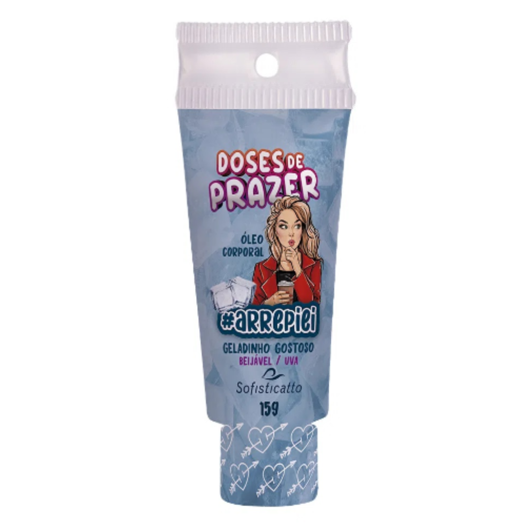 ARREPIEI DOSES DE PRAZER GEL BEIJÁVEL GELADINHO 15G SOFISTICATTO