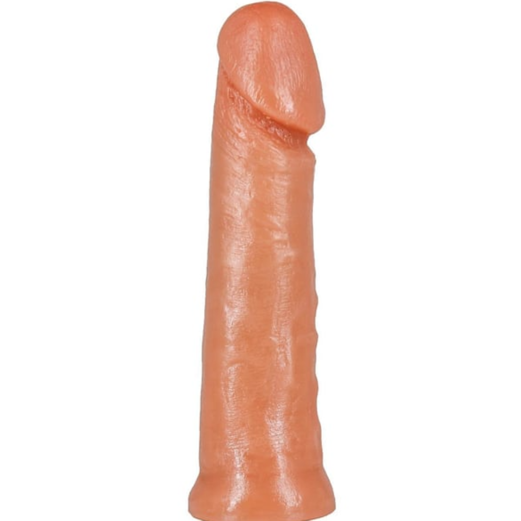 PRÓTESE GARANHÃO MACIÇO 17,5X3,9 CM (G7SBSVBG) BEGE - PRAZER E CIA