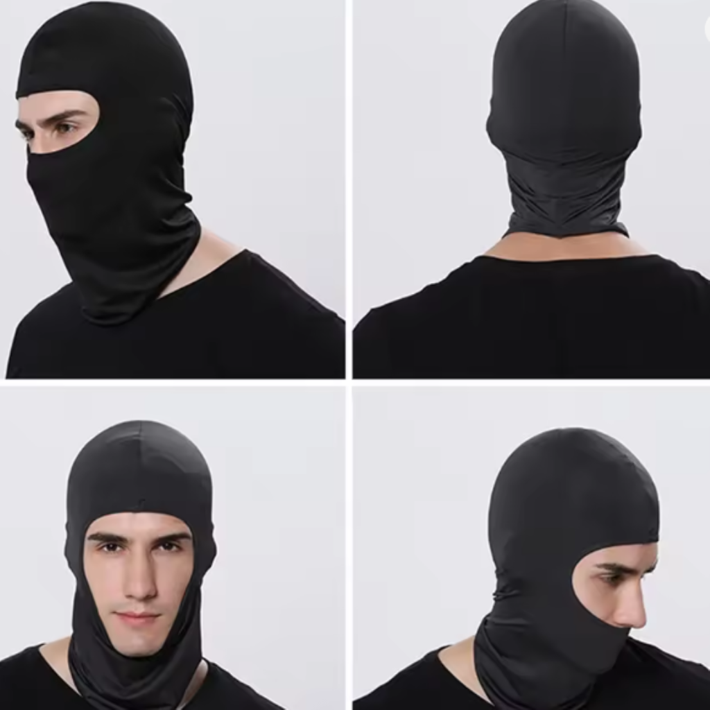 MÁSCARA BALACLAVA SIMPLES PRETO - IMPORTADA