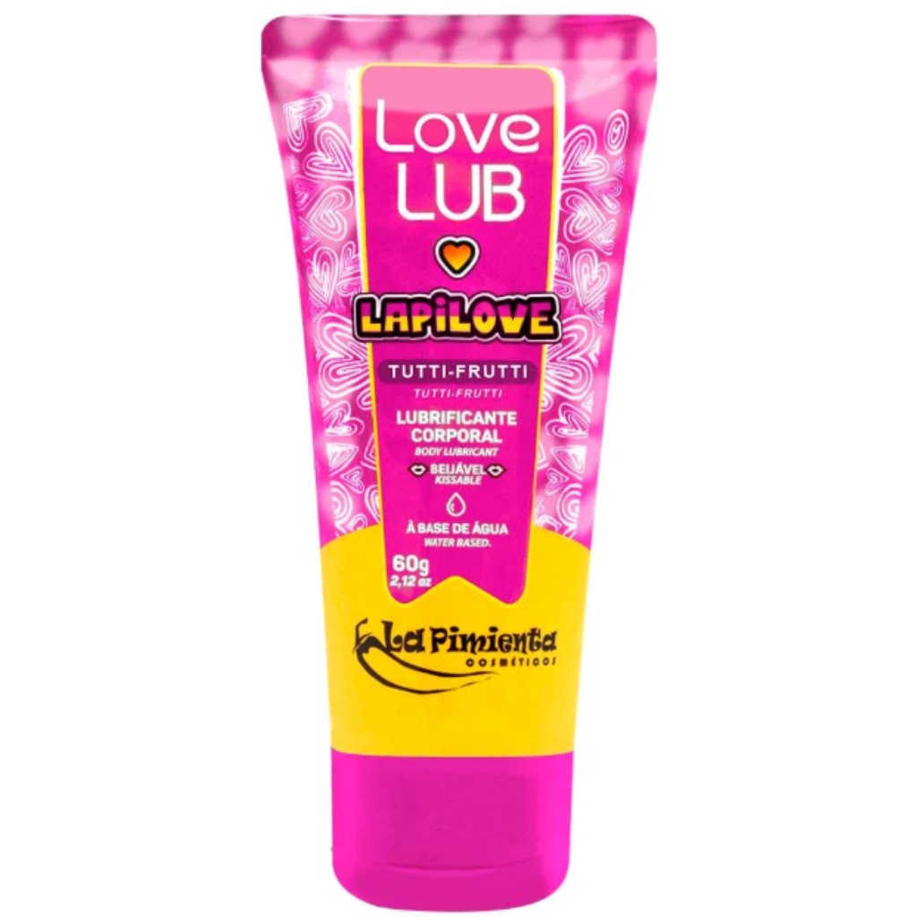 LOVE LUB LAPILOVE TUTTI-FRUTTI 60G (L813) LUBRIFICANTE - LA PIMENTA