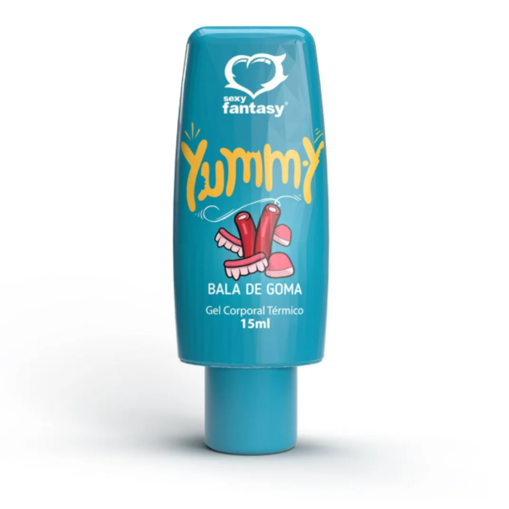 YUMMY BALA DE GOMA GEL COMESTÍVEL TERMICO 15ML - SEXY FANTASY