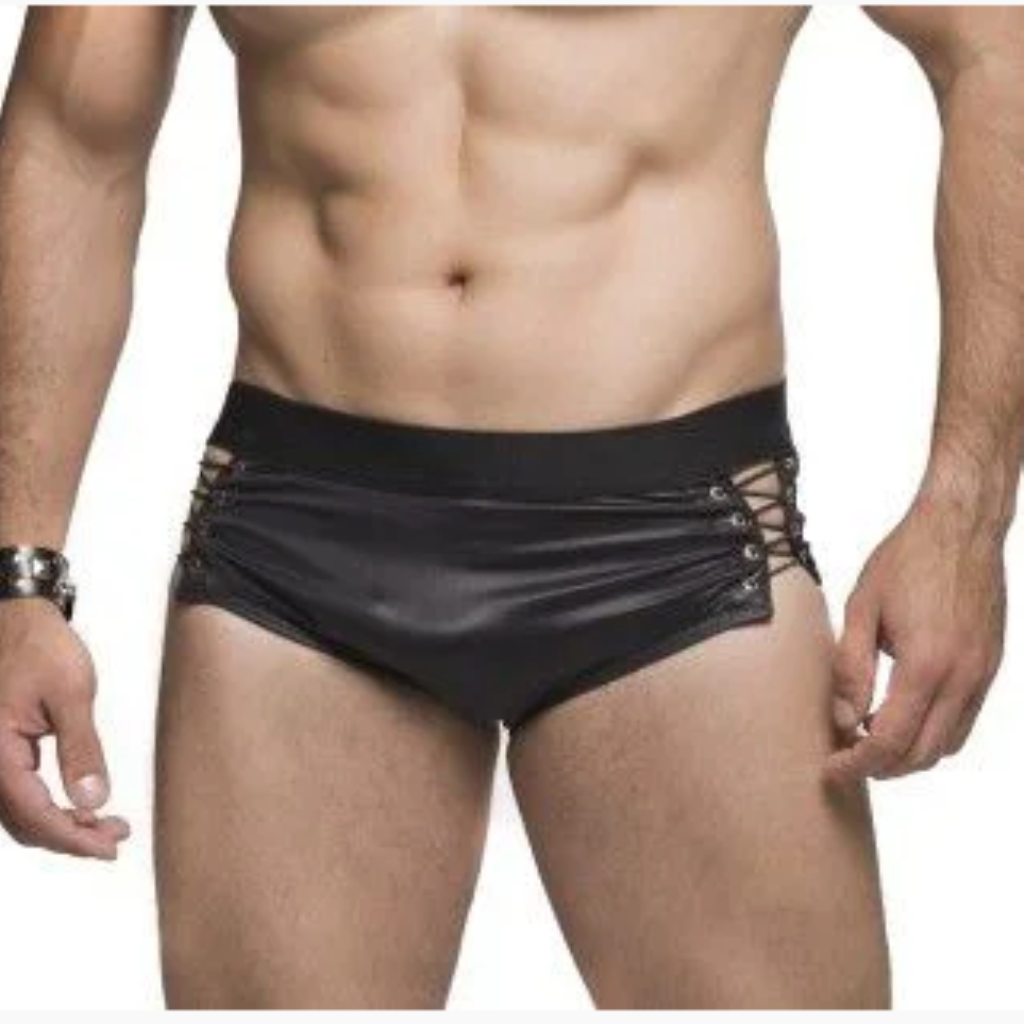 SUNGÃO CIRRE COM DETALHES ILHÓS LATERAL (SD005) PRETO - SD CLOTHING