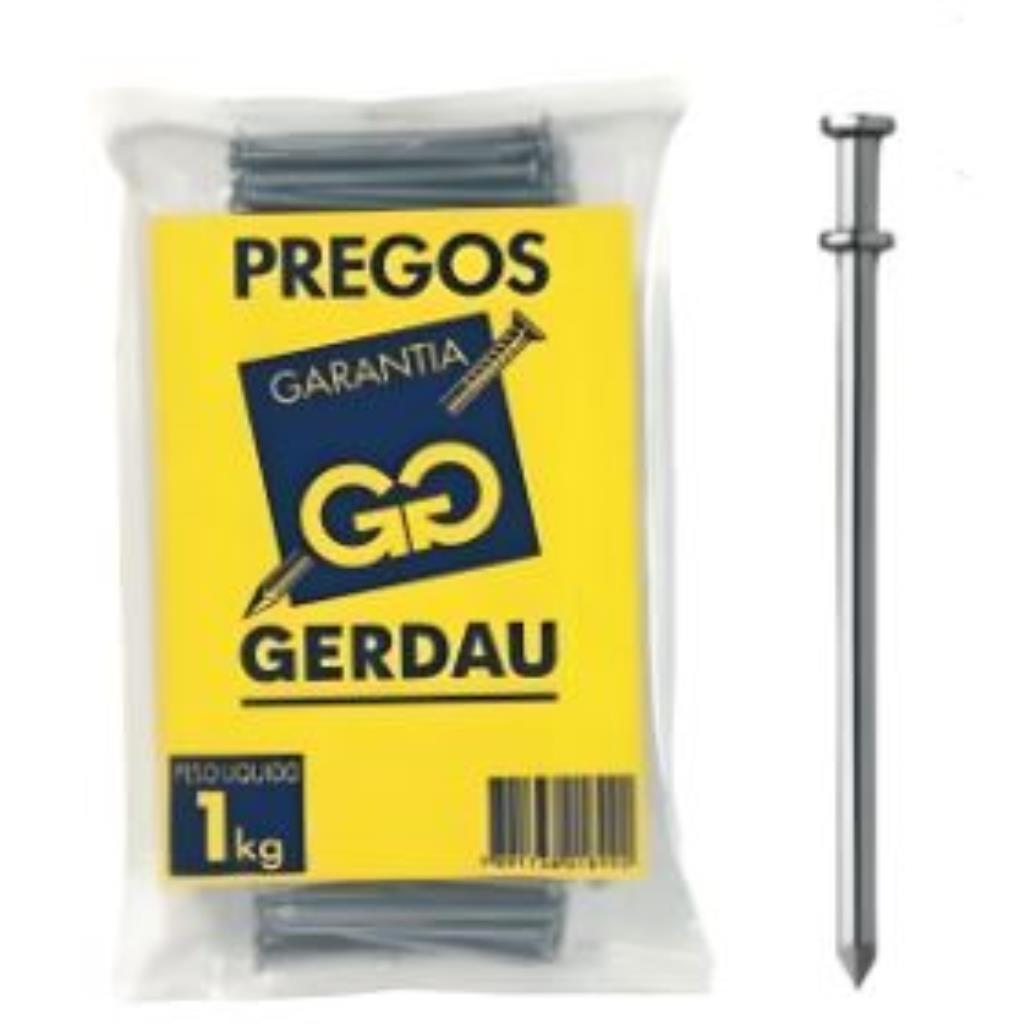 PREGO POLIDO 18X30 1KG CABECA DUPLA GERDAU - 117000261