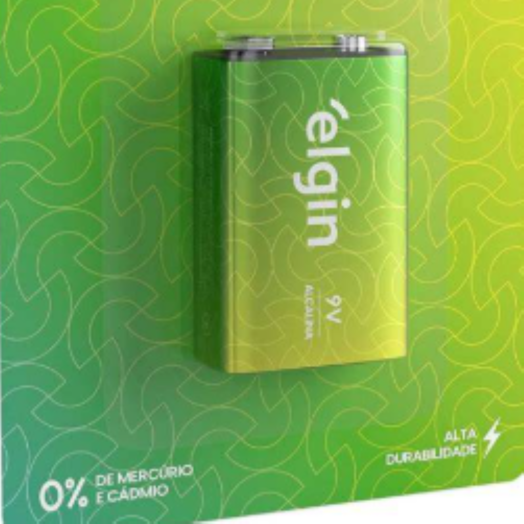 BATERIA ALCALINA 9V C/1 ELGIN