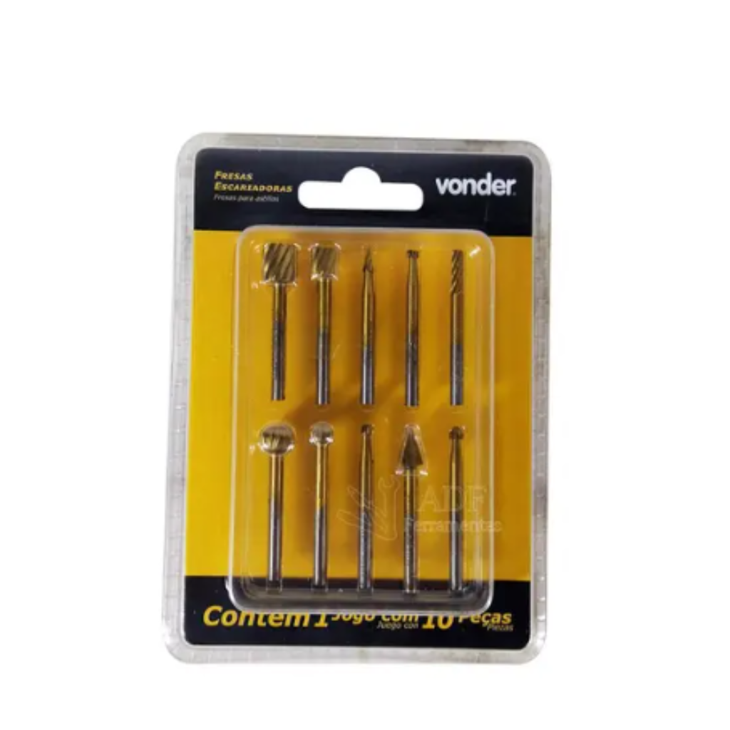 FRESAS ESCARIADORAS JG C/10PC VONDER