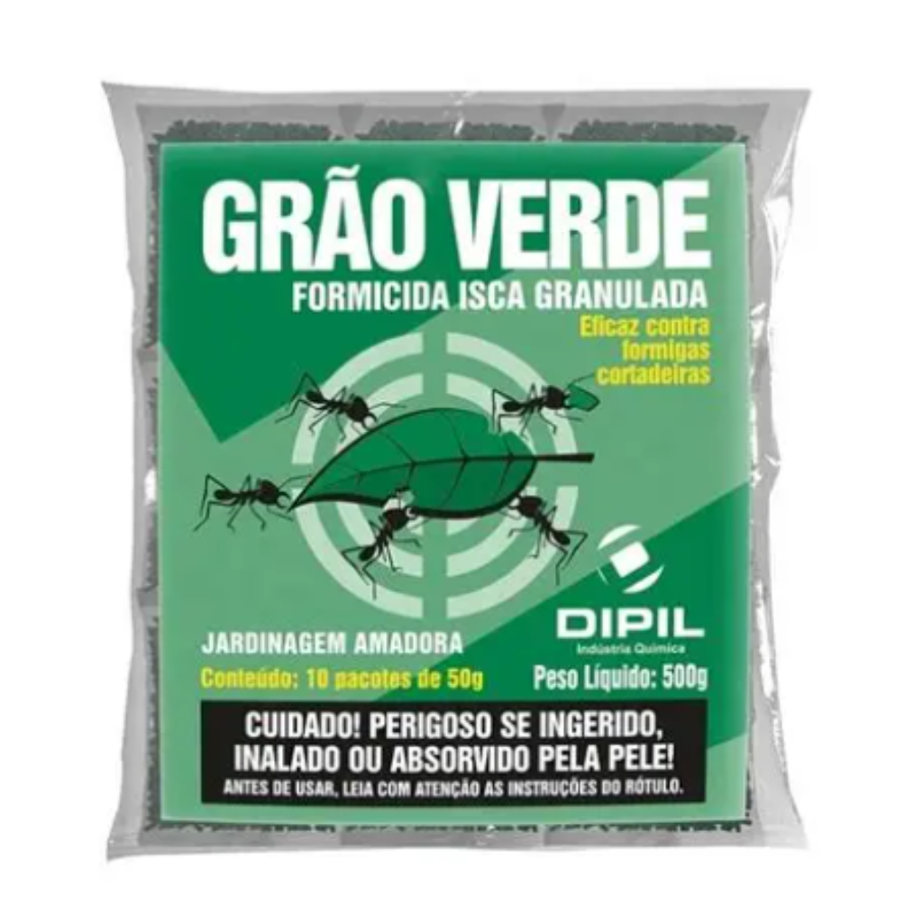 FORMICIDA GRAO VERDE 500G DIPIL
