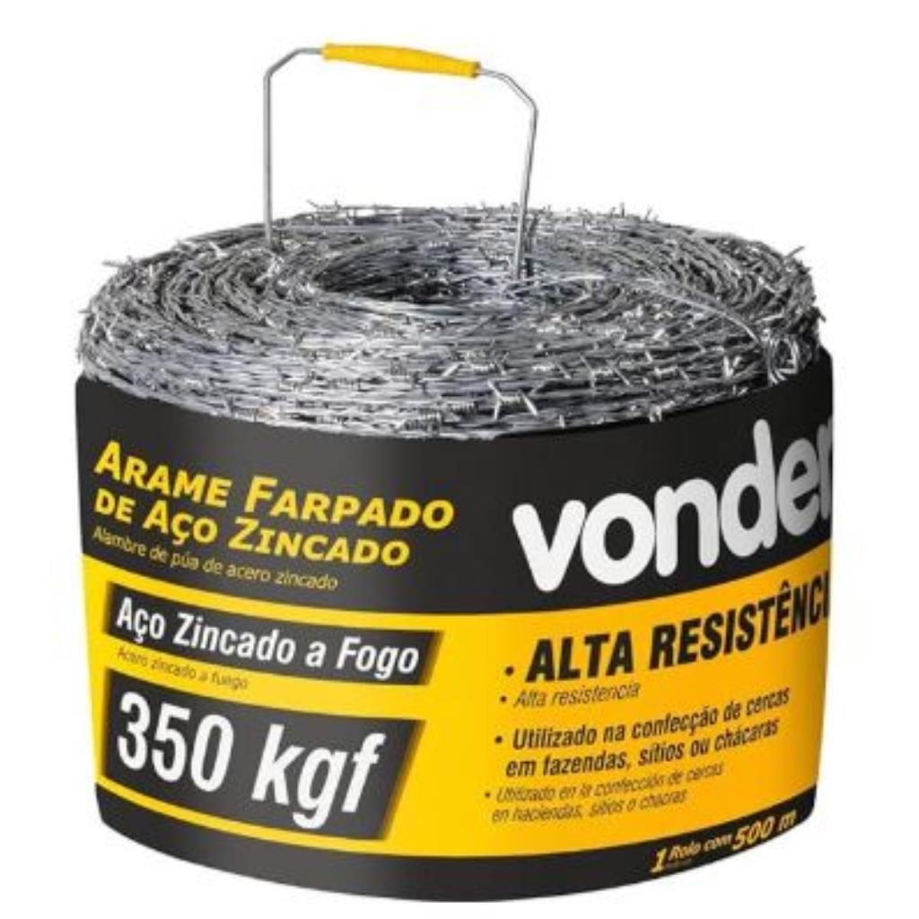 ARAME FARPADO 250KGF 500M VONDER