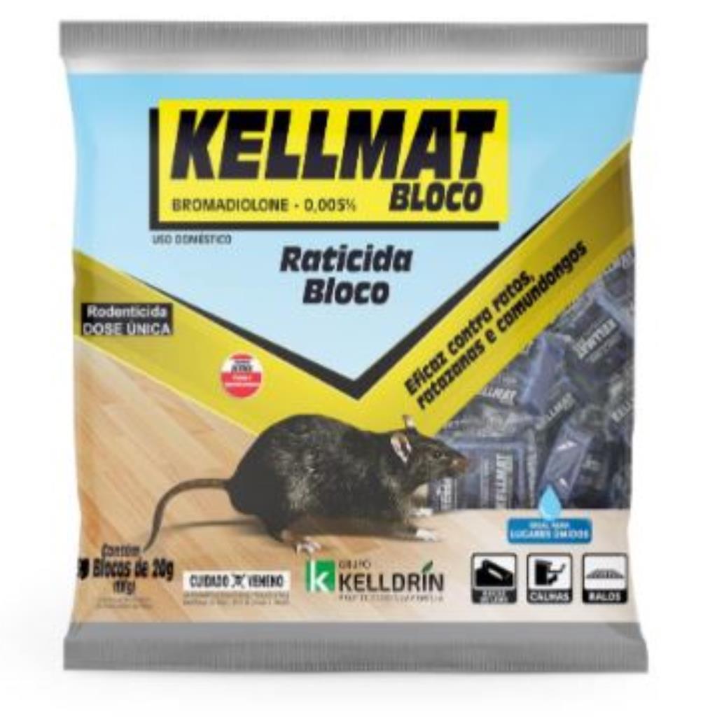 RATICIDA EM BLOCO DE 20G