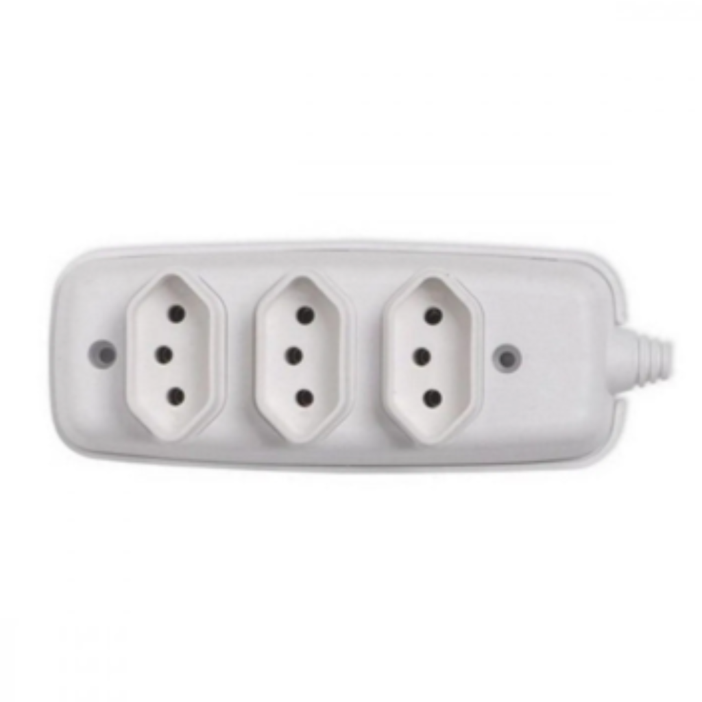 TOMADA EM BARRA TR 2P T 10A BR ILUMI 26330