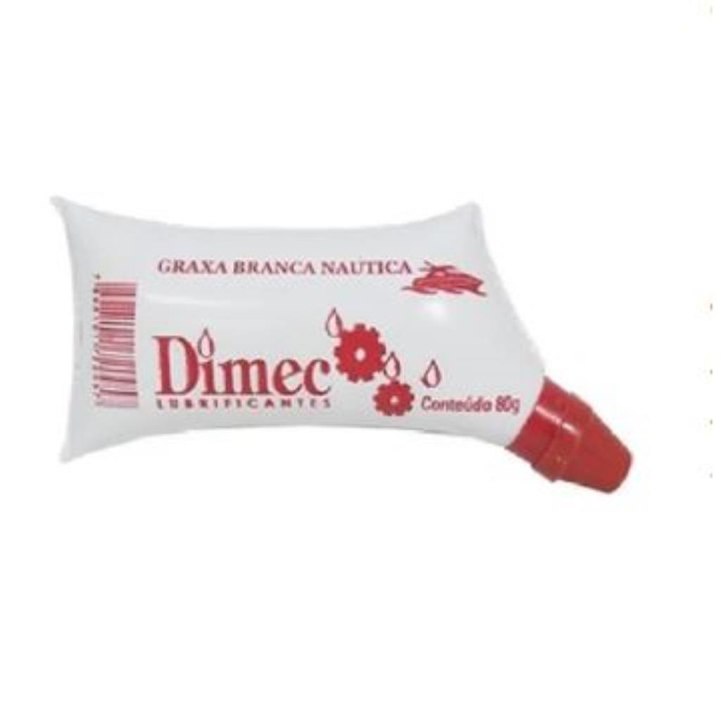 GRAXA 80G BRANCA CALCIO BISNAGA DIMEC