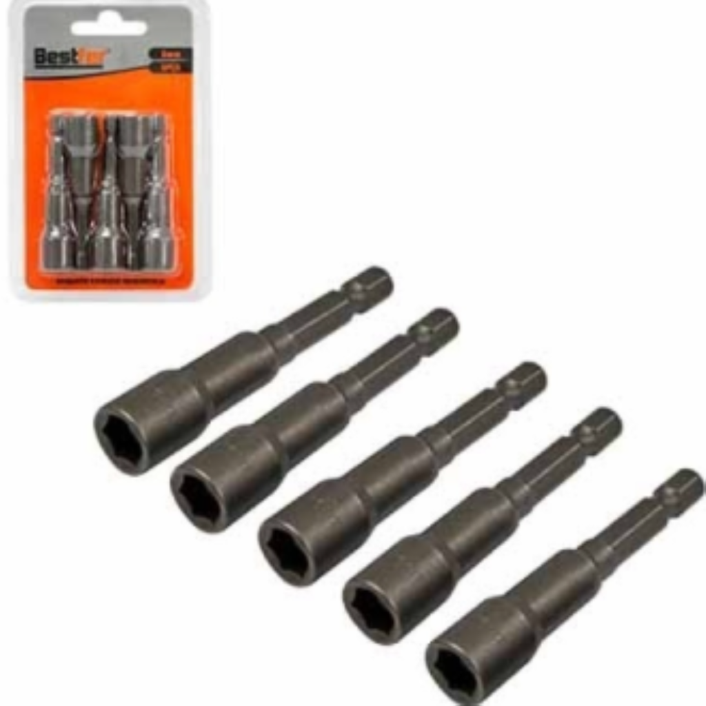 SOQUETE MAGNETICO 8MM - 65MM COMPRIMENTO C/5 BLISTER VILA